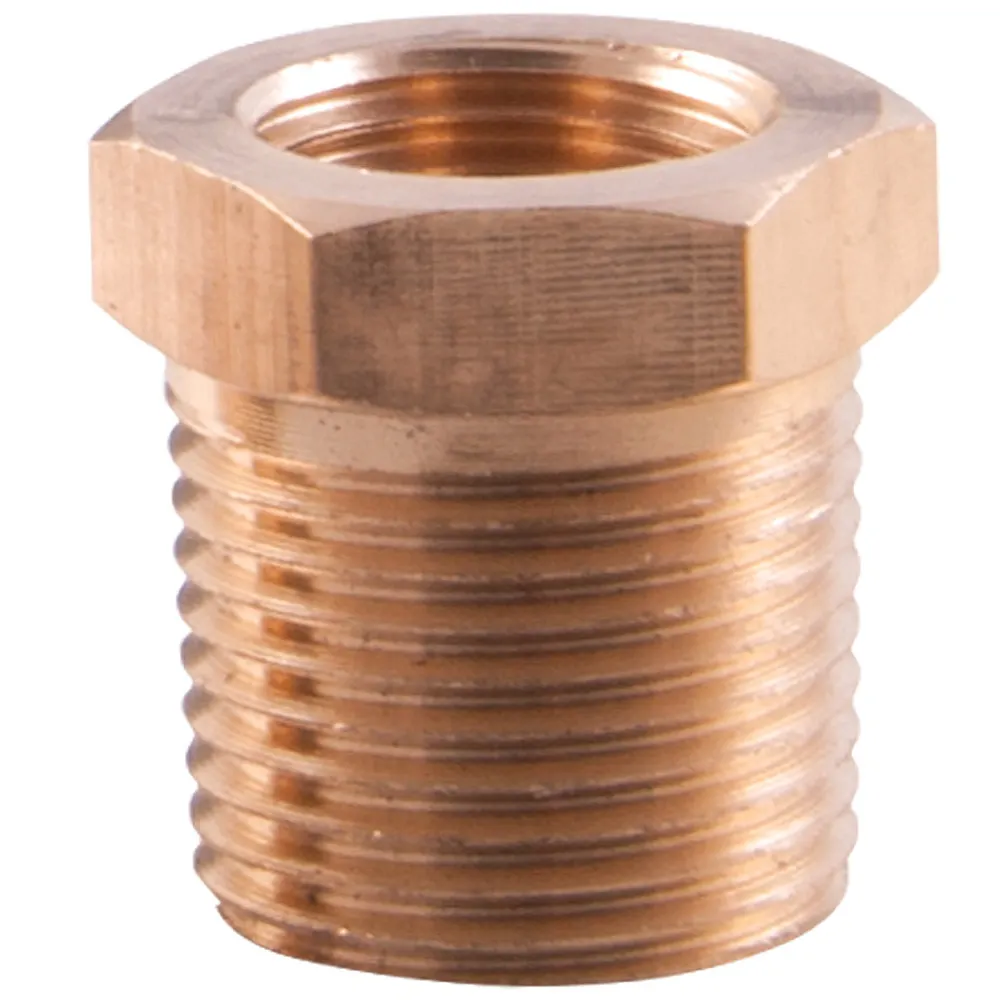 SONSBEEK 3/8Inch Tail x 1/4Inch Brass BSP Reducing Bush 24RB0604B