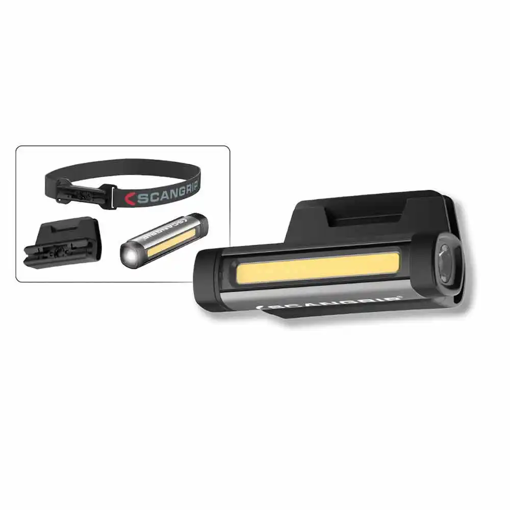 SCANGRIP 3-In-1 Cap Led Light Torch Flex Wear Kit 03.5811