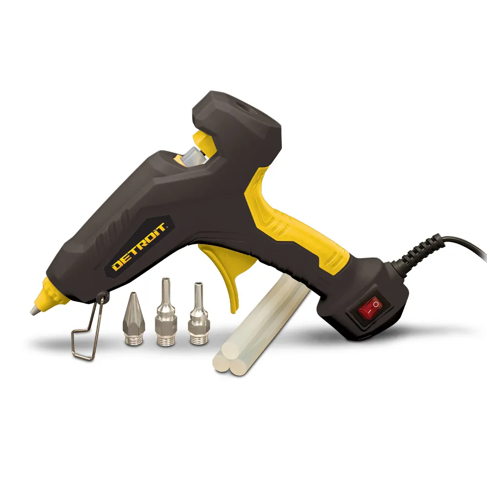 DETROIT 100W Hot Glue Gun Kit DETGLGN100W