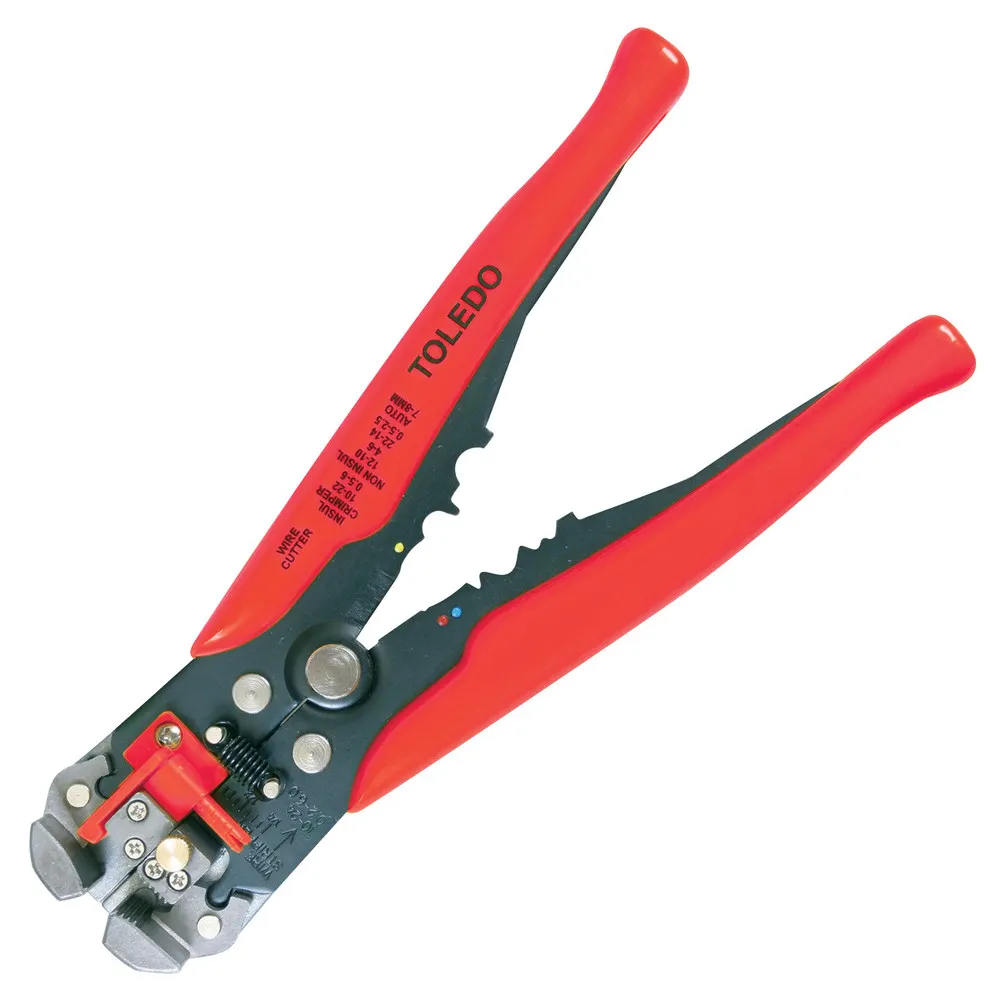 TOLEDO Self-Adjusting Wire Stripper Cutter & Crimper 0.2-6mm WS665