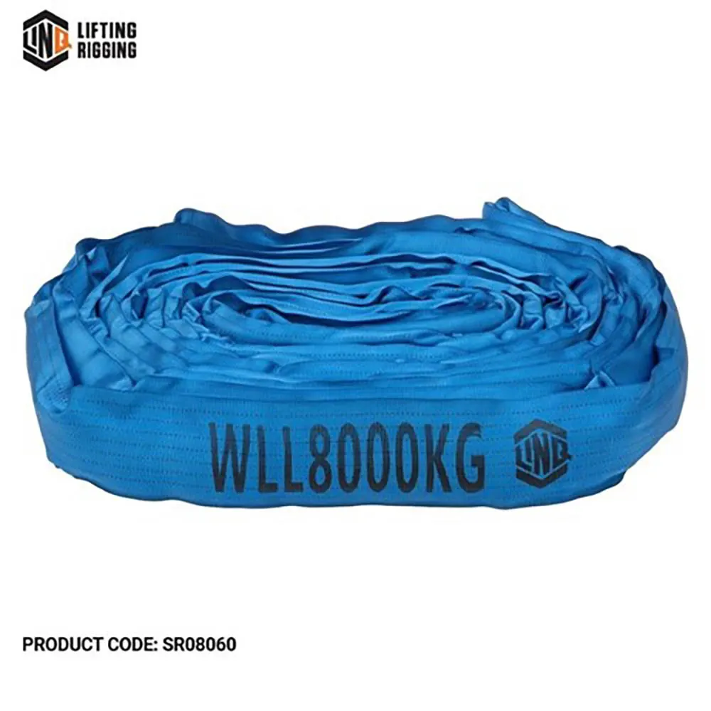 LINQ 6m Sling Webbed Round Blue SR08060