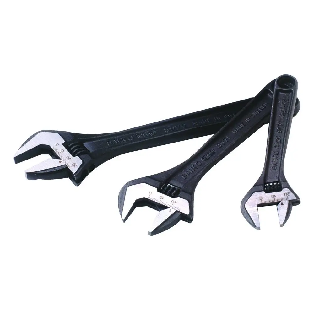 BAHCO 3 Piece Adjustable Wrench Set ADJUST3
