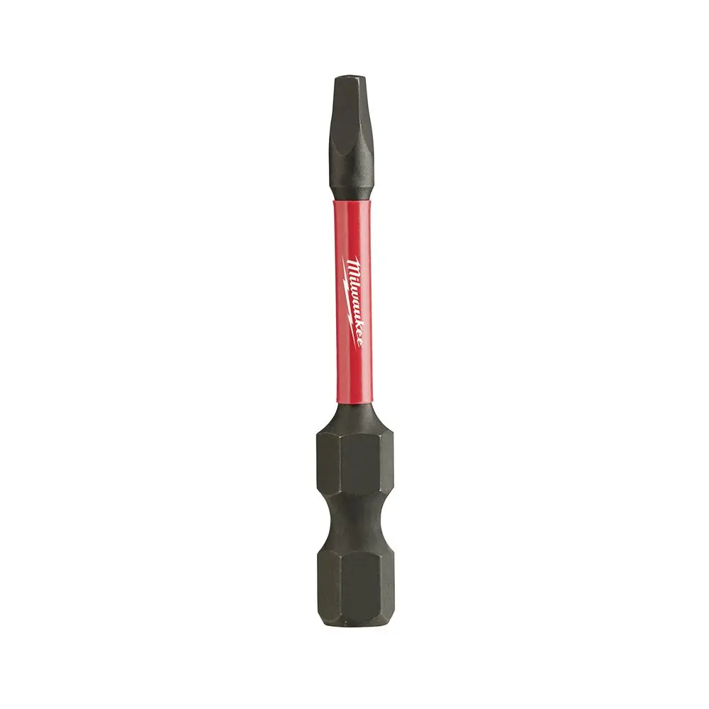 MILWAUKEE R1 x 50mm Robertson/Square Power Screwdriver Bit - SHOCKWAVE 48324471