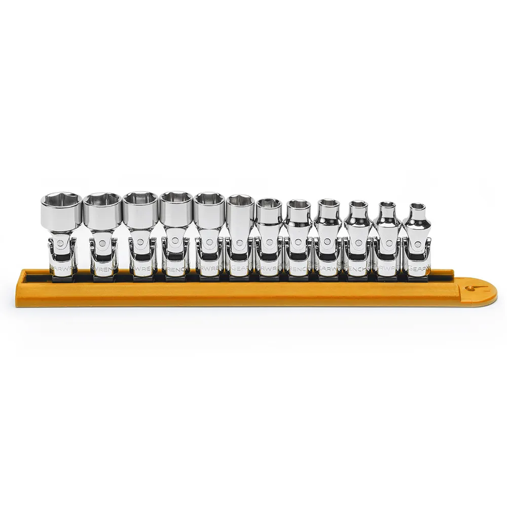 GEARWRENCH 1/4" Drive 6 Point Flex Metric Socket Set - 12 Piece 80311