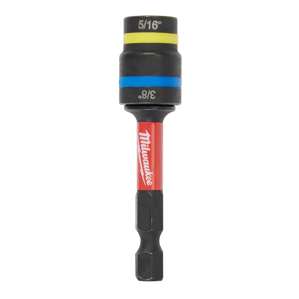 MILWAUKEE SHOCKWAVE QUIK-CLEAR 2-in-1 Magnetic Nut Driver 5/16" and 3/8" 49664544