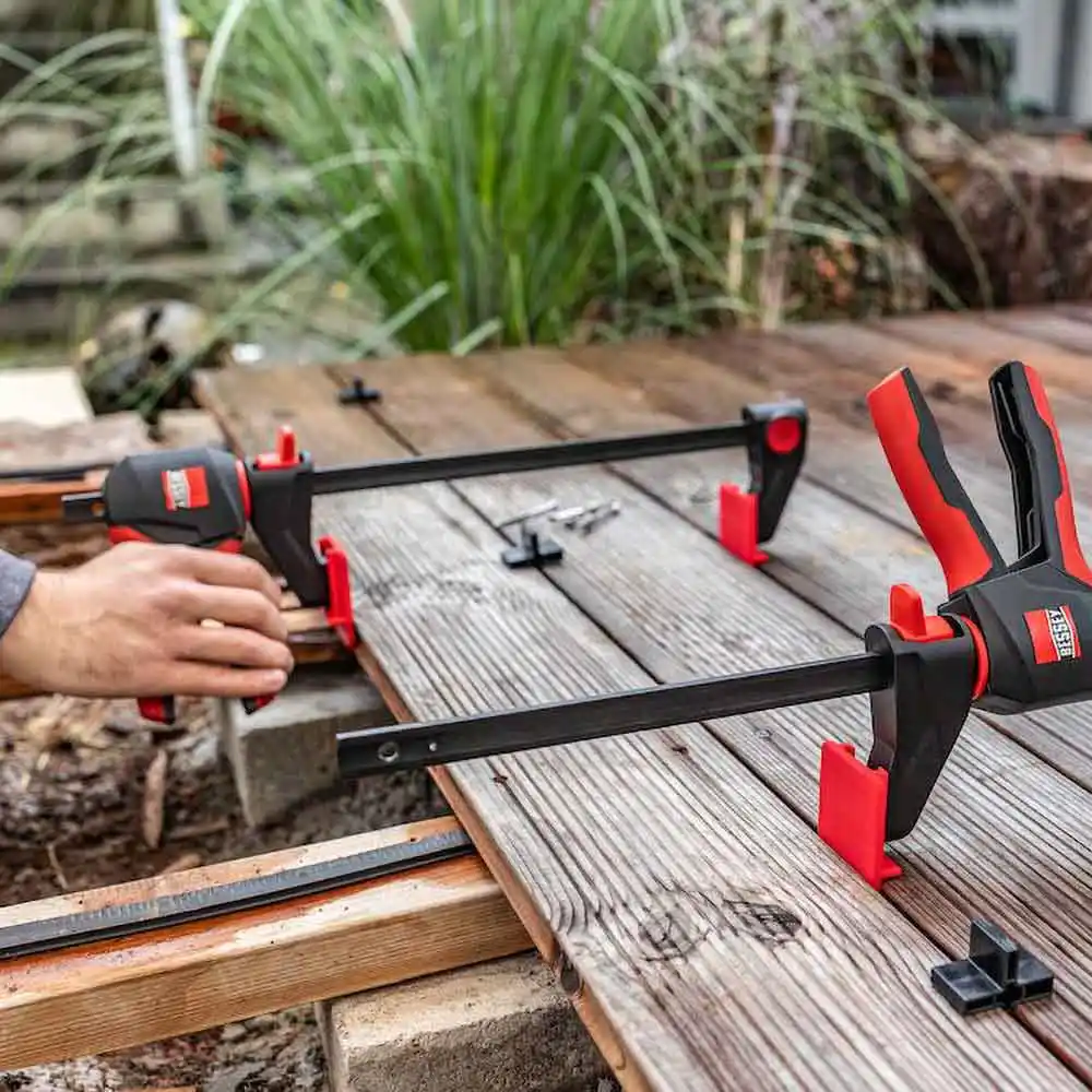 BESSEY 150mm 142kg 360 Degrees One Handed Bar Clamp EZ360-15