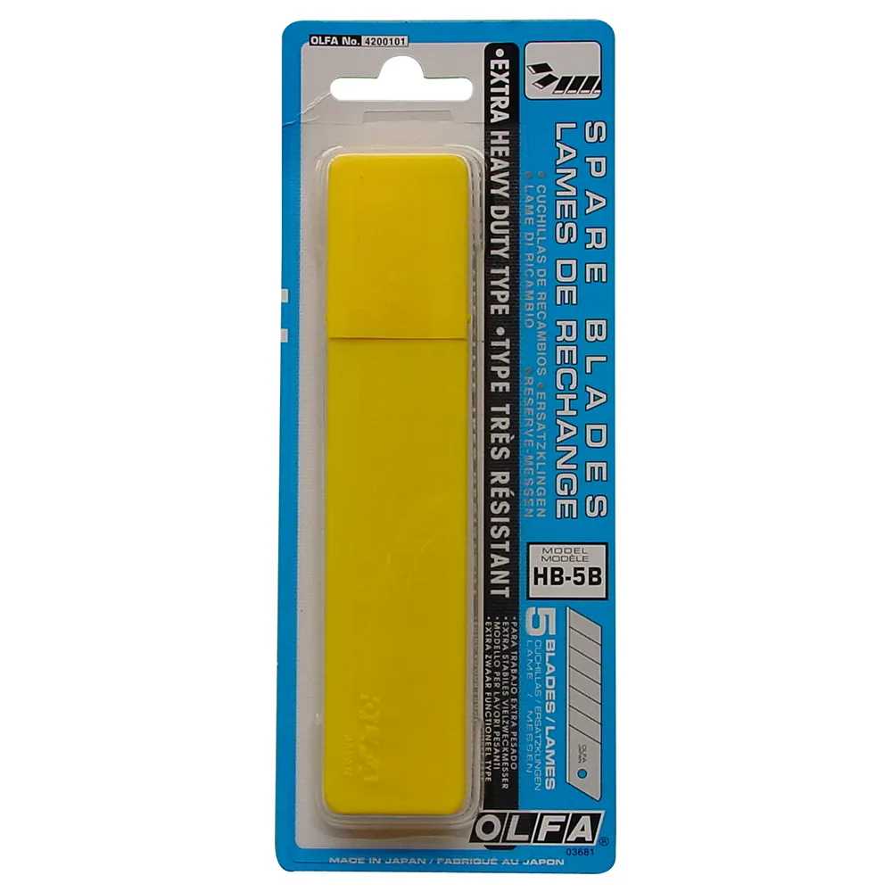 OLFA Extra Heavy Duty 25mm Blades - 5 Pack HB5B
