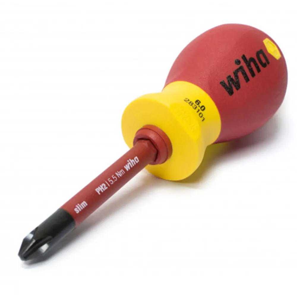 WIHA Stubby VDE Magazine Screwdriver with Bit Holder Set 41230