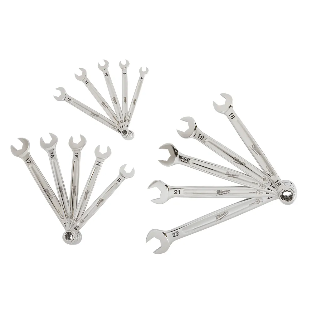 MILWAUKEE 15 Piece Metric Spanner Combination Set 48229515