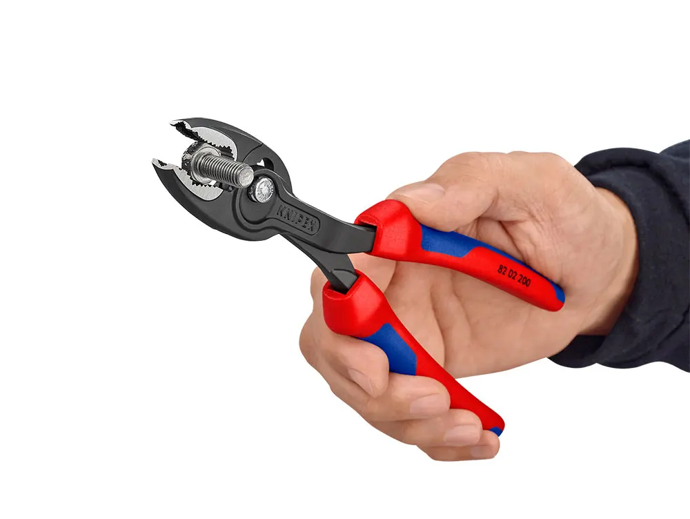 KNIPEX 200mm TwinGrip Slip Joint Plier 8202200SB