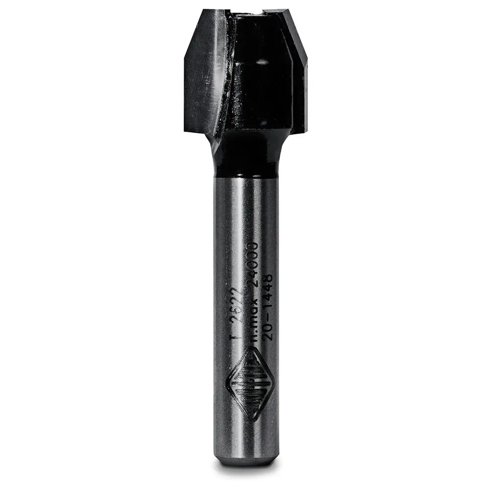 CARBITOOL Router Bit TCT Flush & 22-Degree Bevel Trimming 1/4inch -Shank T 2622