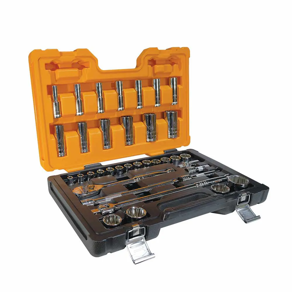 GEARWRENCH 1/2inch Metric Deep & Standard Socket Set - 36 Piece 84948N