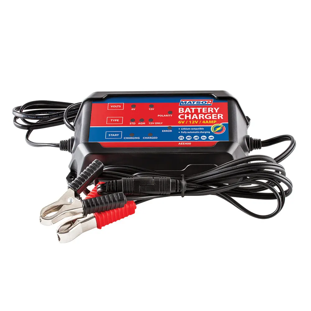 MATSON 6/12V 4AMP Battery Charger AEE400