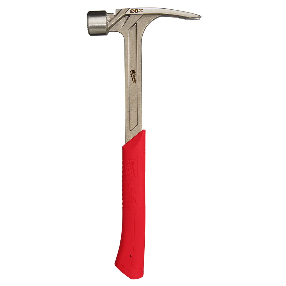 MILWAUKEE 28oz Milled Face Steel Framing Claw Hammer 48229029A