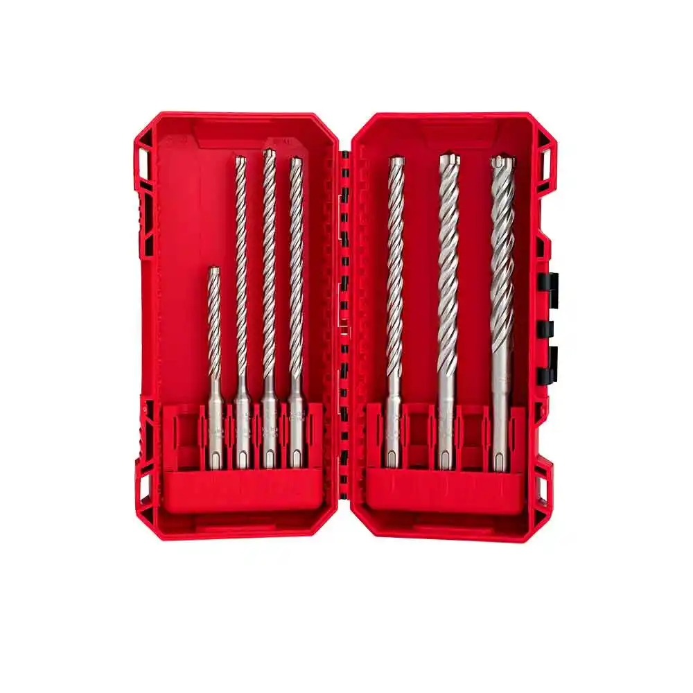 MILWAUKEE 7 Piece 5-12mm SDS Plus MX4 4-Cut Drill Bit Set 49323556