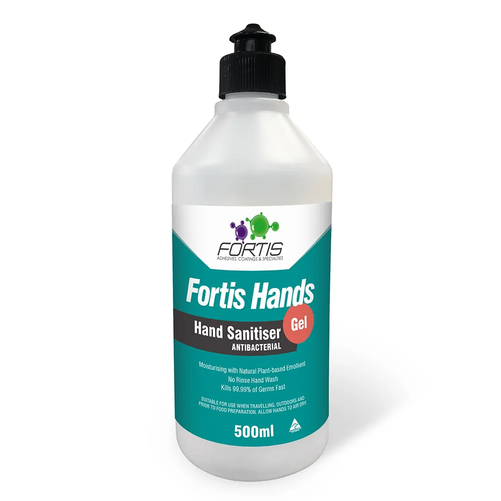 FORTIS 500mL 70% Ethanol Gel Hand Sanitiser FHS500