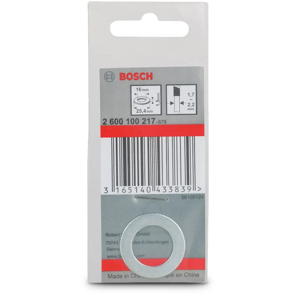 BOSCH 25.4 x 16 x 1.5mm Circular Saw Blade Reduction Bush