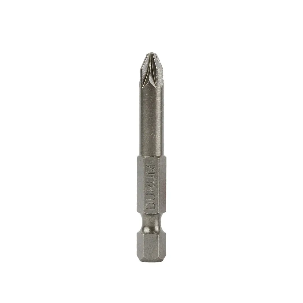 DURUM Pz3 x 50mm Pozidrive Power Screwdriver Bit - 2 Piece DB517