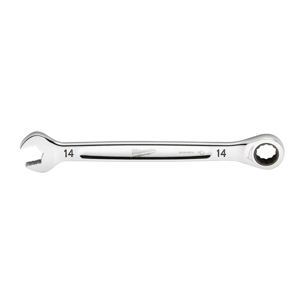 MILWAUKEE 14mm 144T Ring & Open Metric Ratcher Spanner 45969314