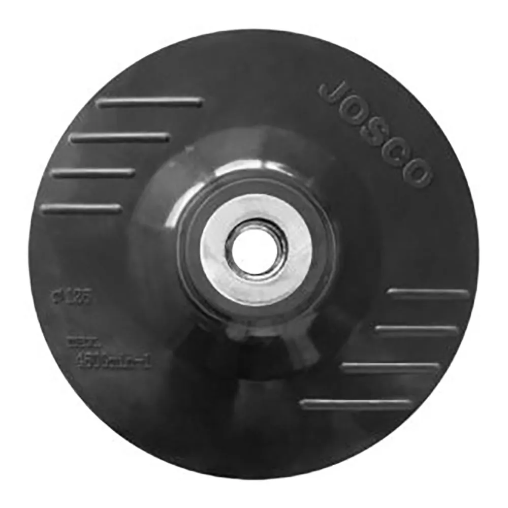 JOSCO BRUMBY 125mm Backing Pad Rubber M14 w/ Drill Adapter B104112