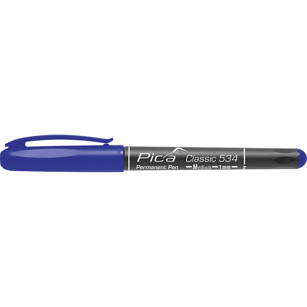 PICA Classic Blue Permanent Pen - Medium Tip 534/41