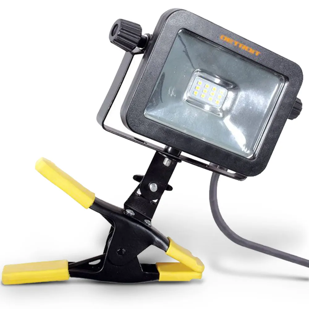 DETROIT Heavy Duty Worklight with Clamp DET10WCLIPLED