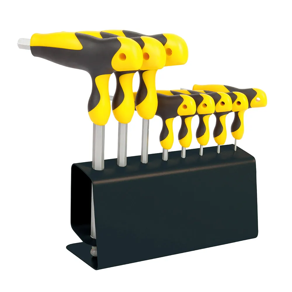 MASTERCRAFT 8 Piece Metric T-Handle Hex Key Set MCH008