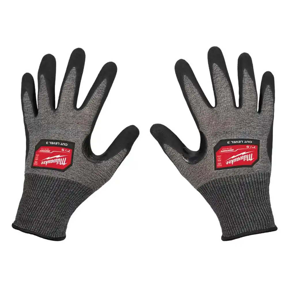 MILWAUKEE Cut Level 3(C) High Dexterity Nitrile Dipped Gloves 1 Pack - 48737130