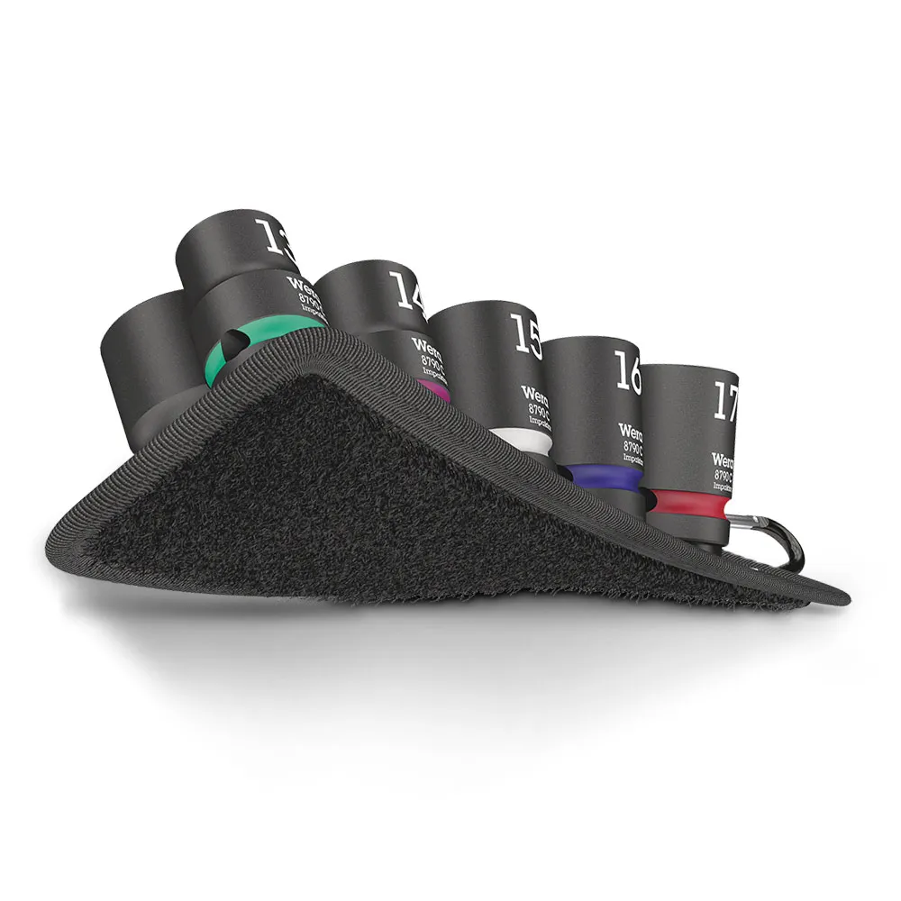 WERA Belt C Impaktor 1 Socket Set 1/2" Drive - 10 Piece WER004580