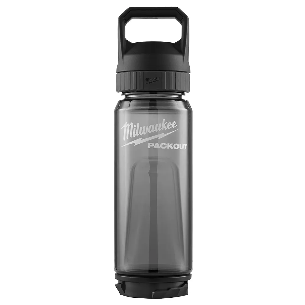 MILWAUKEE PACKOUT™ 740ml (25oz) Plastic Bottle - Black 48228371B