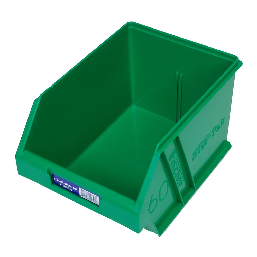FISCHER 200 x 275 x 165mm STOR-PAK 60 Green Storage Bin 1H-063G