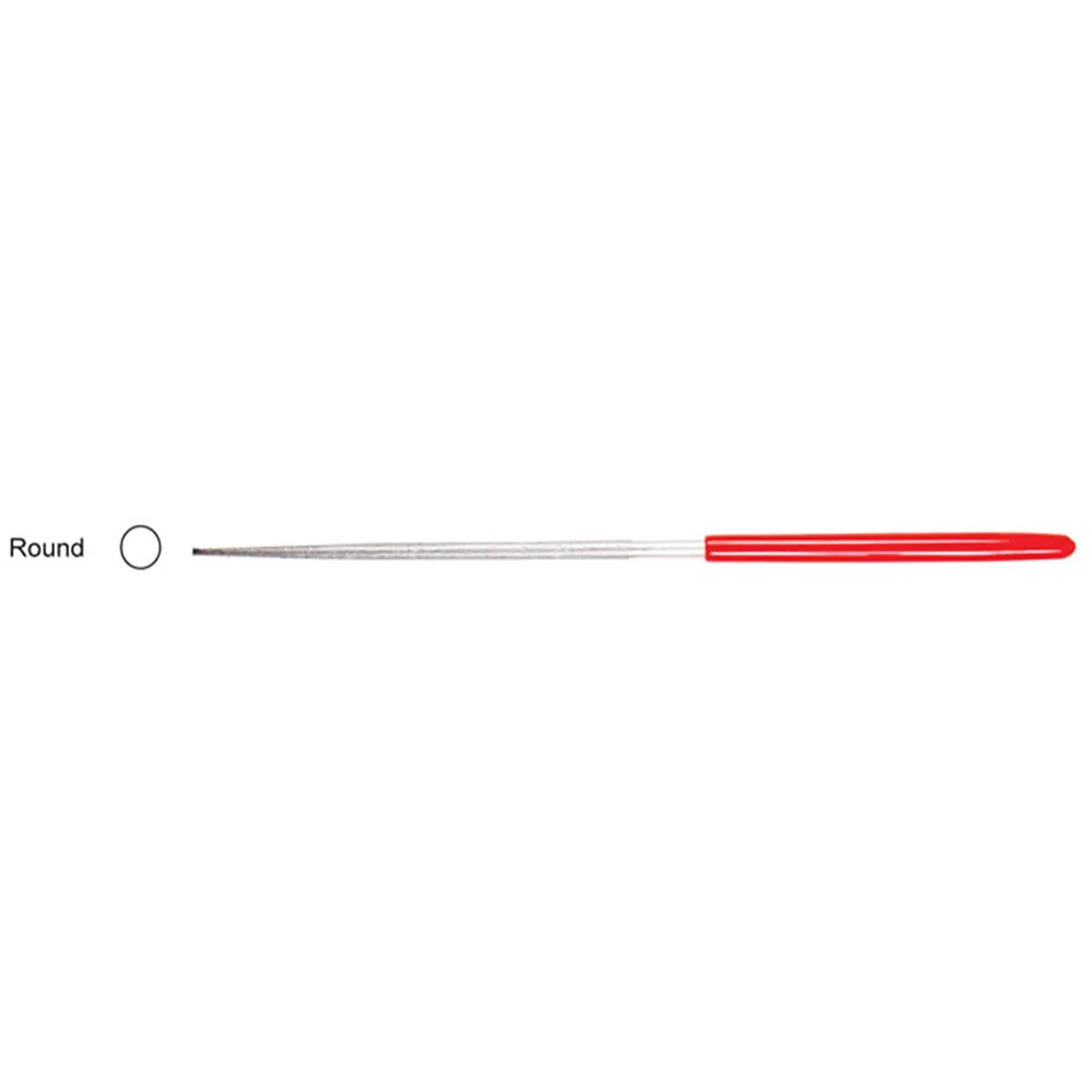 EZELAP 140mm Diamond Round Fine Needle File 601F