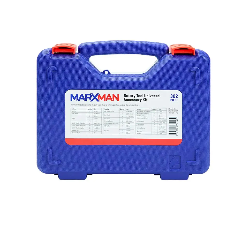 MARXMAN Rotary Tool Universal Accessory Kit - 302 Piece MXRTPK302PA