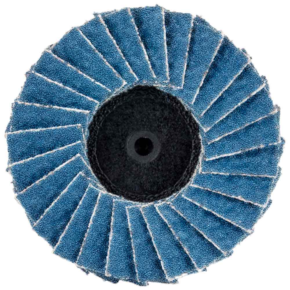 NORTON 50mm 80-Grit Zirconia Quick-Change Flap Disc - SPEEDLOK - 3 Piece