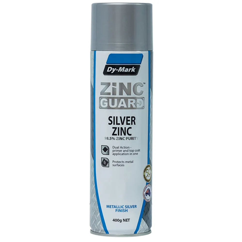 DYMARK 400g Aerosol Silver Zinc Guard Protective Paint Primer 230732008