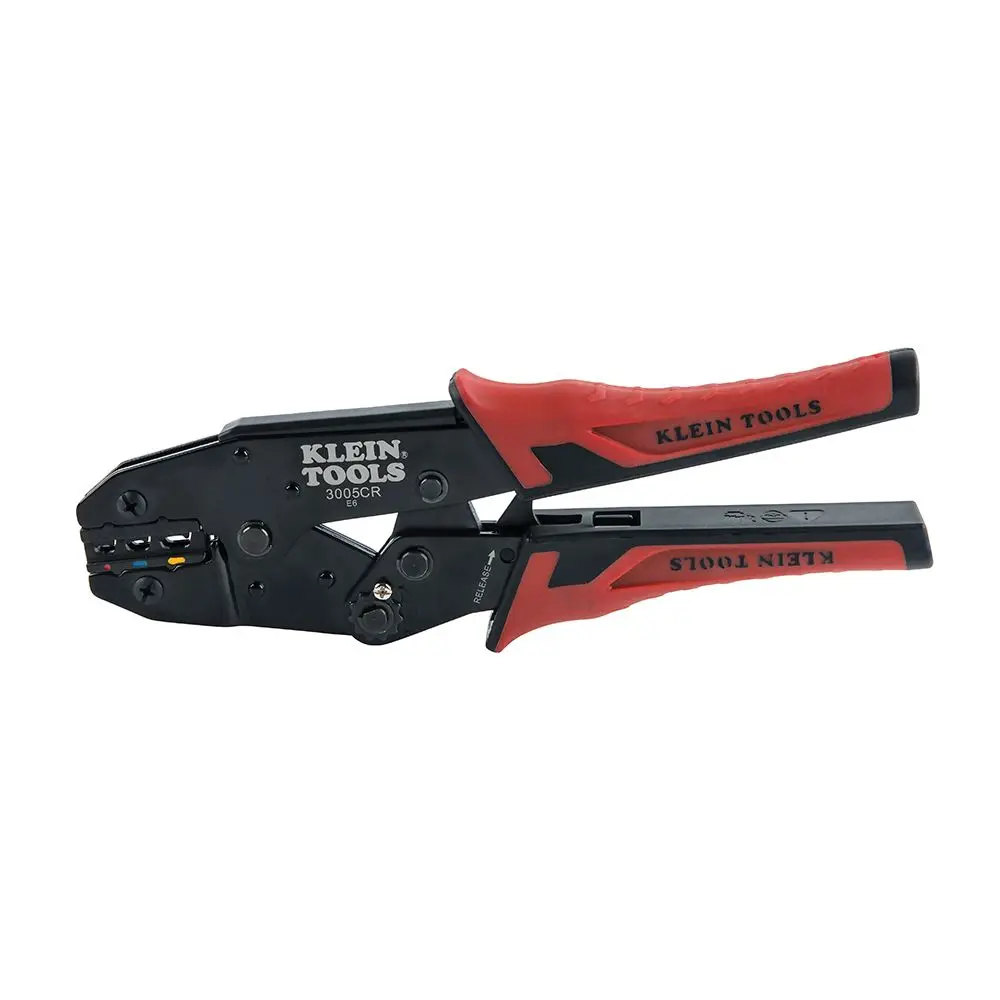 KLEIN 0.5-6mm Insulated Ratcheting Crimper A3005CR