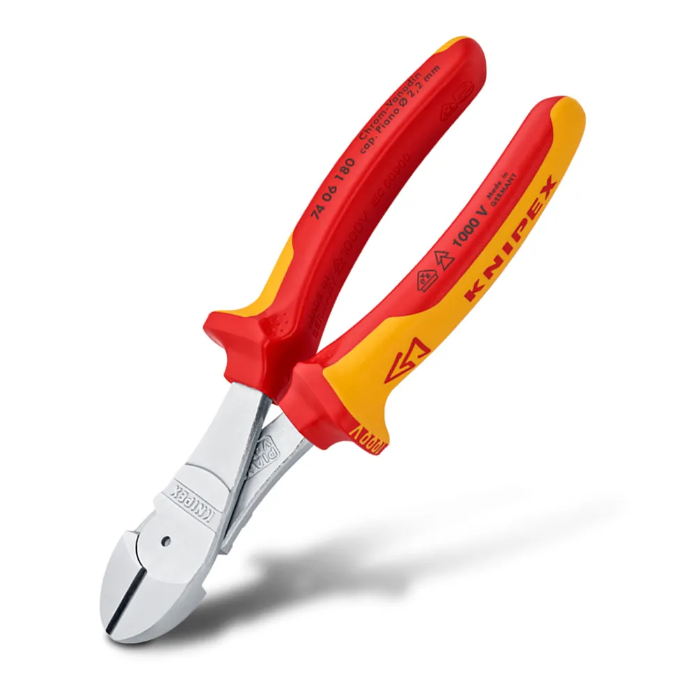 KNIPEX 180mm High Leverage Diagonal Cutter 7406180SB