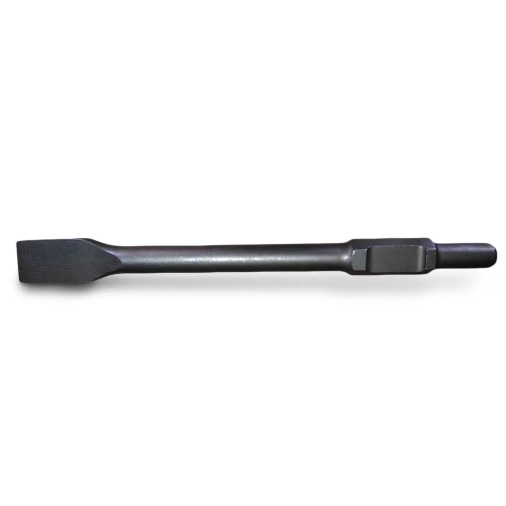 DETROIT 25 x 450mm 30mm-Hex Flat Chisel TTFC450HEX