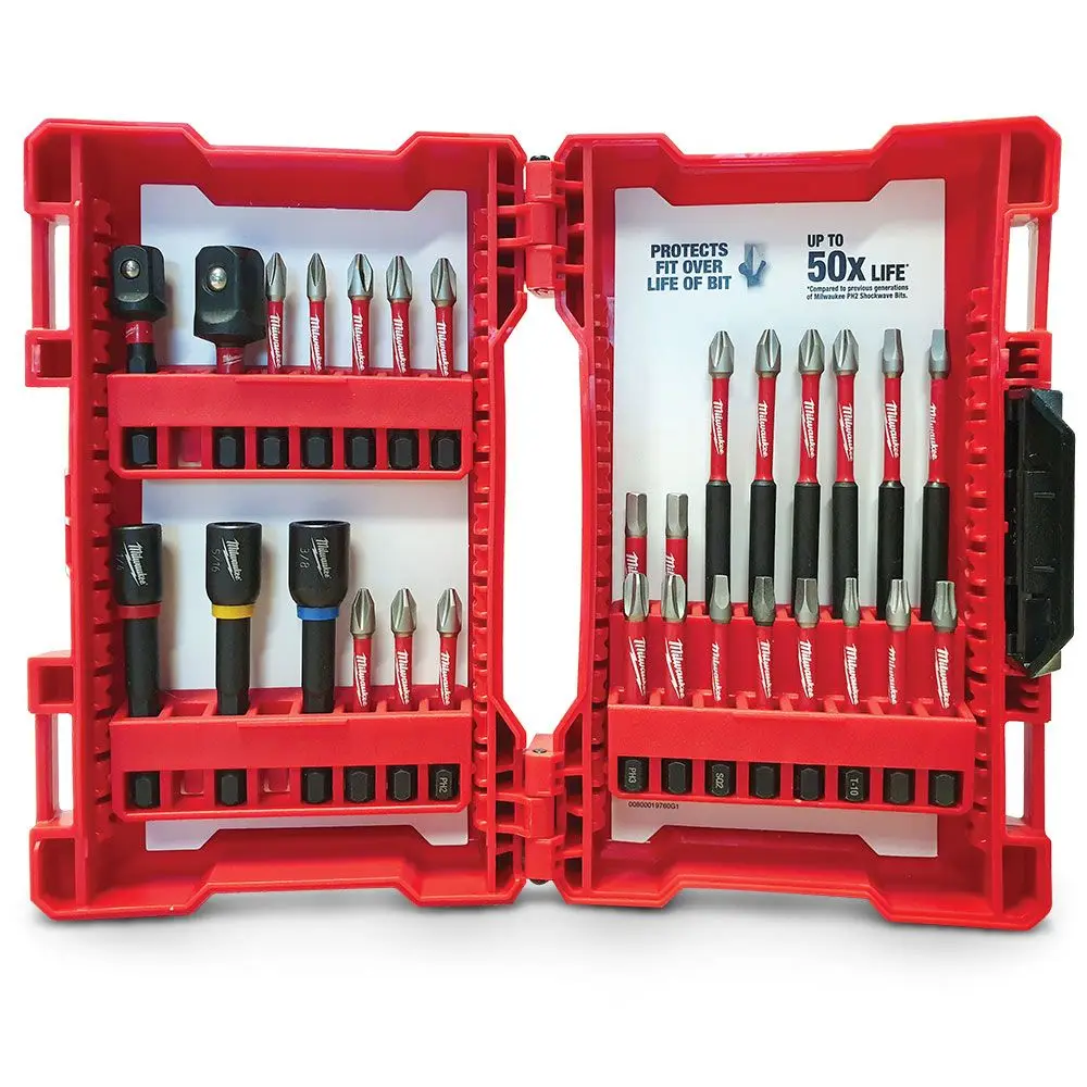 MILWAUKEE Impact Screwdriver Bit Set - SHOCKWAVE - 29 Piece 48324081