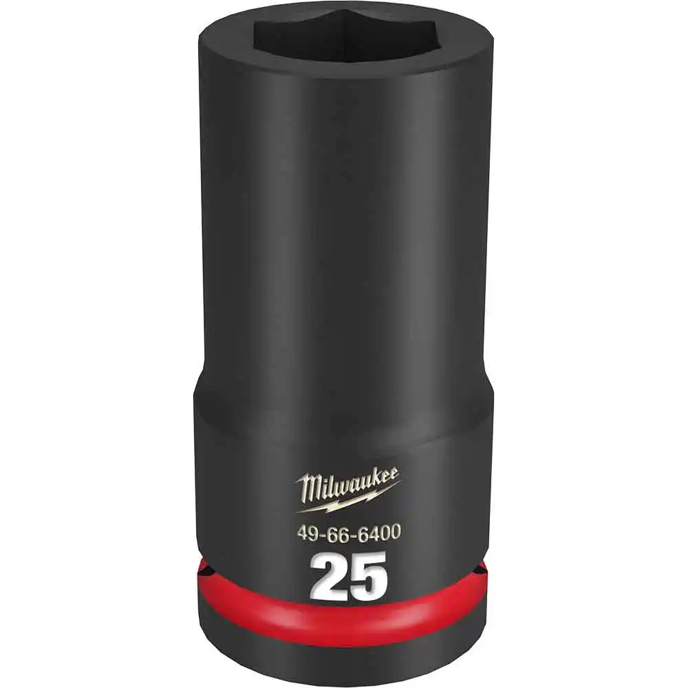 MILWAUKEE SHOCKWAVE 3/4inch Drive 25mm Deep 6 Point Impact Socket 49666400