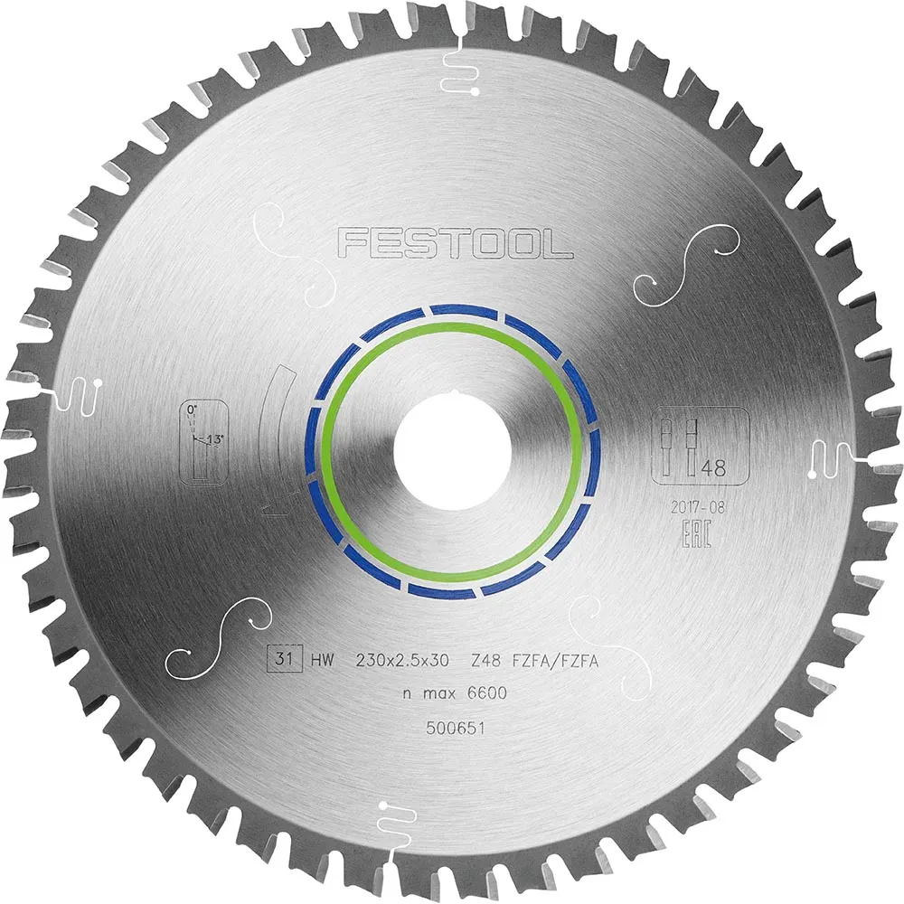 FESTOOL 230mm 48T TCT Circular Blade for Ferrous Metal Cutting
