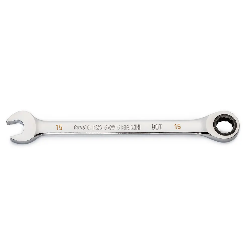 GEARWRENCH 15mm 90T Ratcheting Combination Wrench 86915