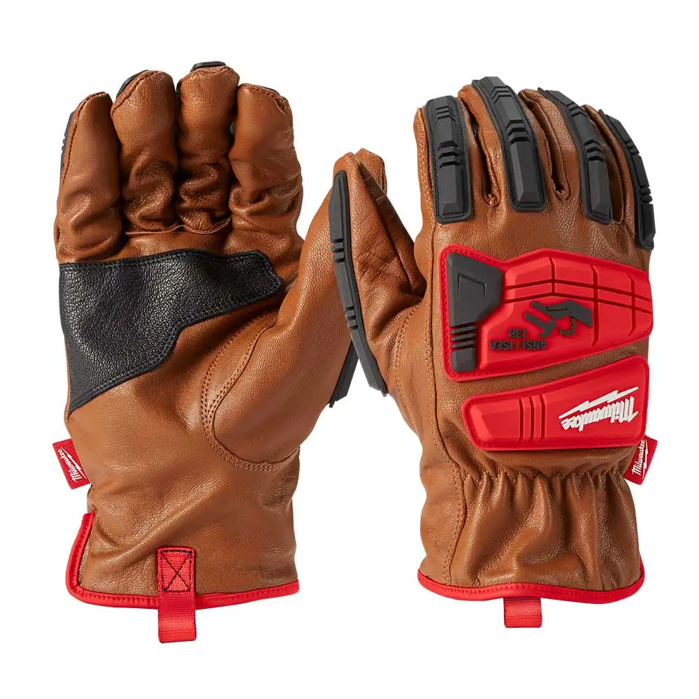 MILWAUKEE Impact Cut Level 3 Leather Gloves 48228771