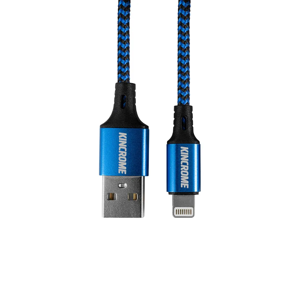 KINCROME 1m USB-A To Lightning Phone Cable KP1445