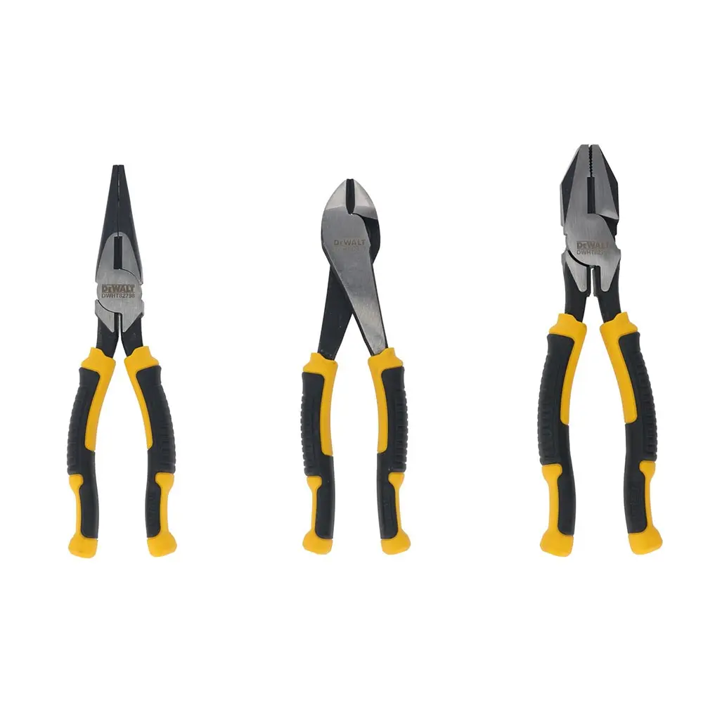 DEWALT 200mm Laser Hardened Plier Set - 3 Piece DWHT82799-0