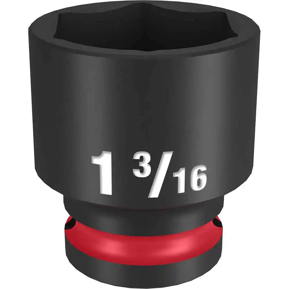 MILWAUKEE SHOCKWAVE 1/2" Drive 1-3/16" Standard 6 Point Impact Socket 49666213