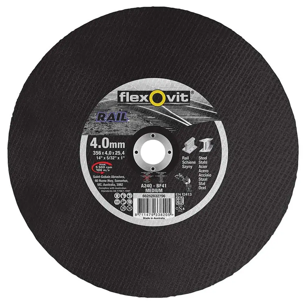 FLEXOVIT 356 x 4.0mm Metal Cut Off Disc 66252832796