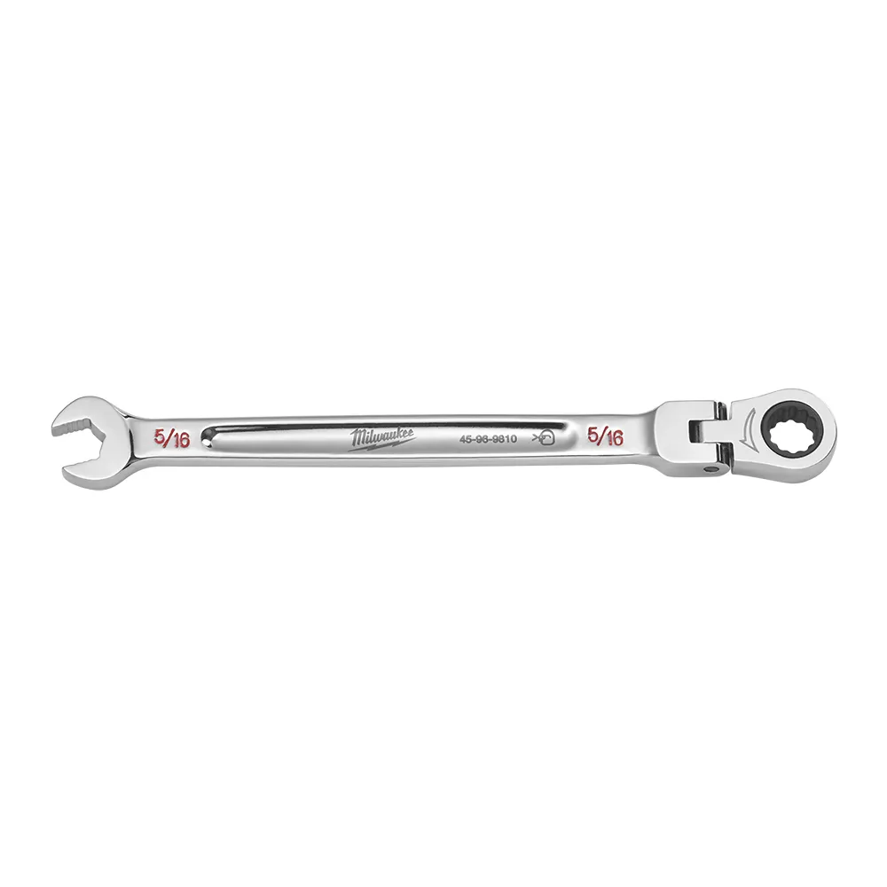 MILWAUKEE5/16" AF R/OE Flex Head Ratcheting Spanner 45969810