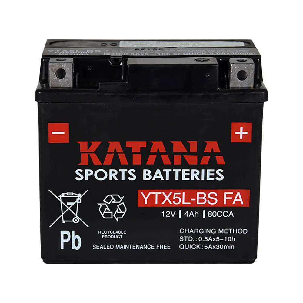 KATANA MOTORCYCLE YTX5L-BS FA Motorcycle Battery 151012