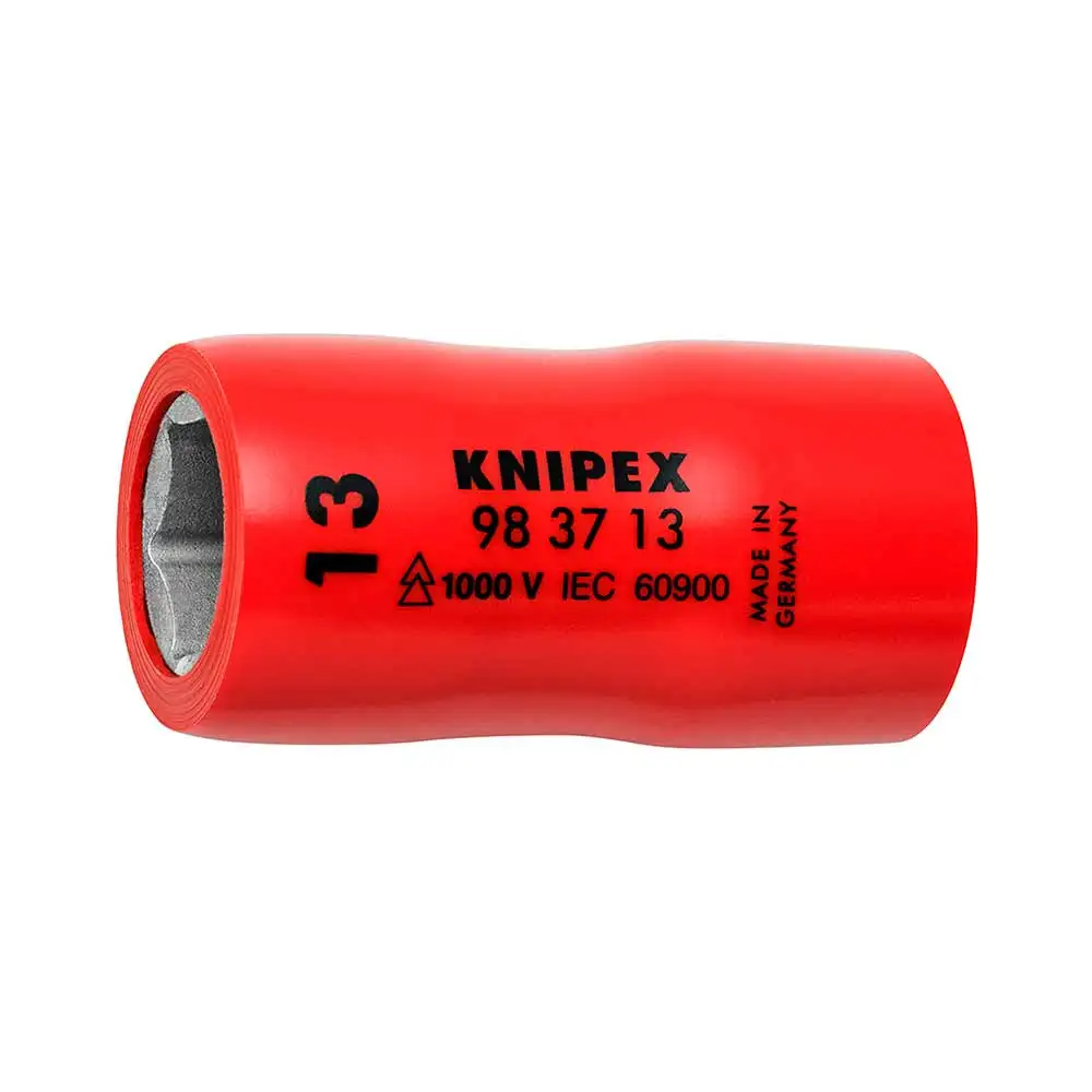 KNIPEX 13mm 3/8inch 1000V- Drive Insulated Hex Socket 983713